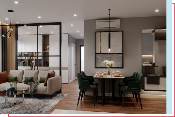 exterior of new home